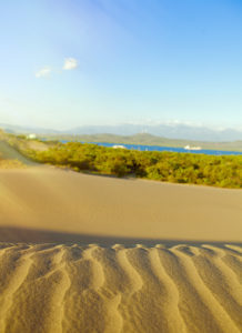 Sand dunes in Dominican Republic